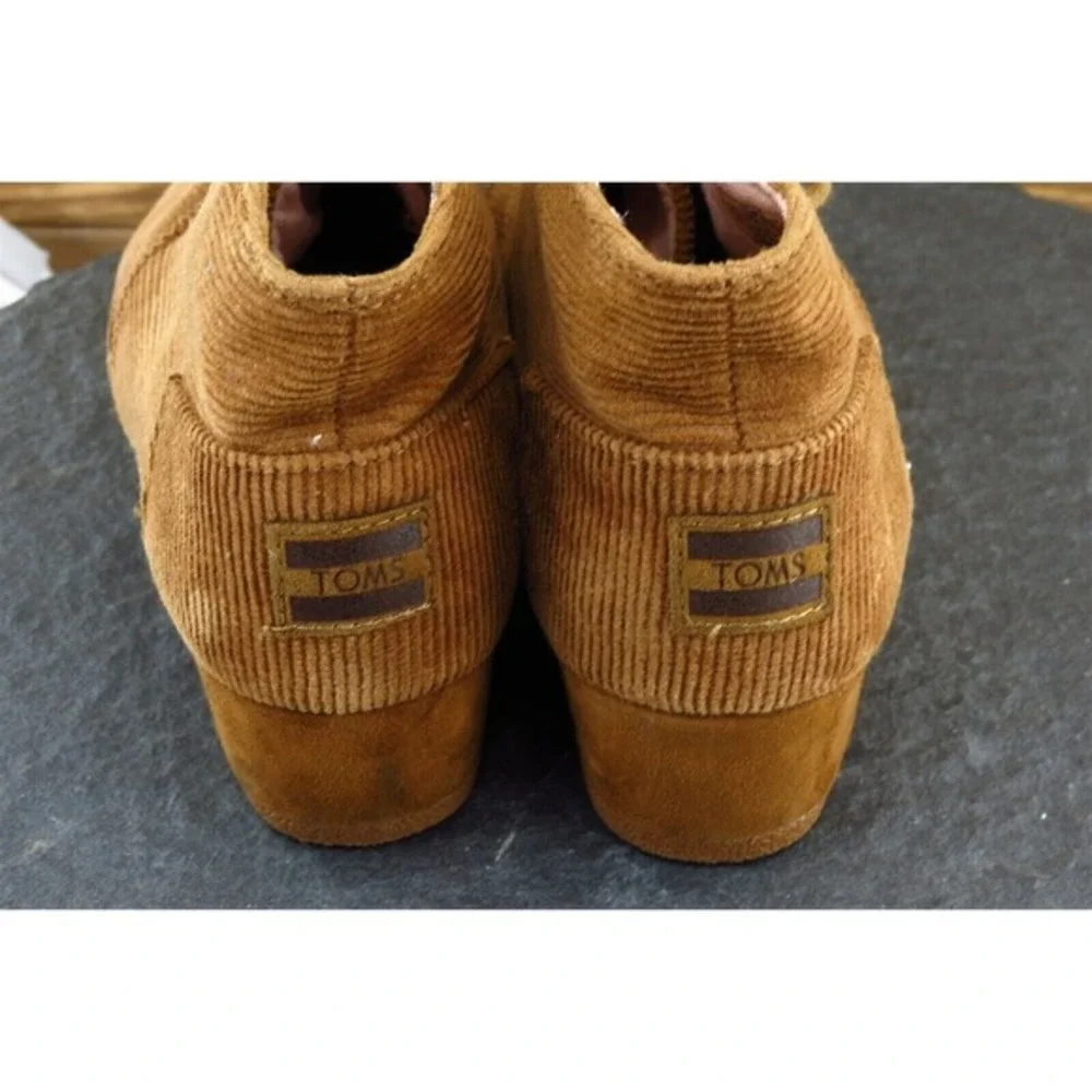 Toms Youth Girls Shoes‎ Size 4 M Brown Short Boot Synthetic